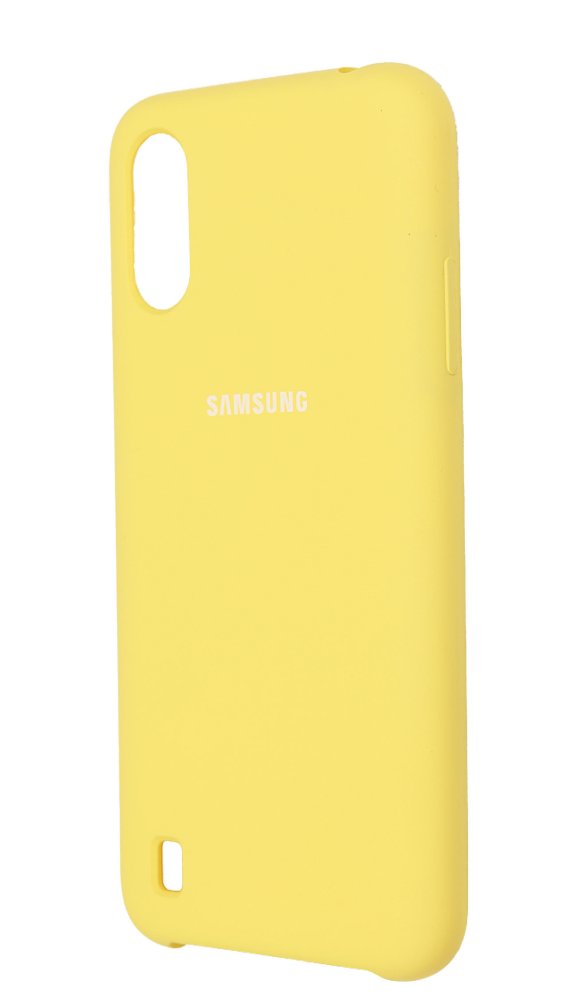 Silicone case for Samsung  A01 Yellow 4