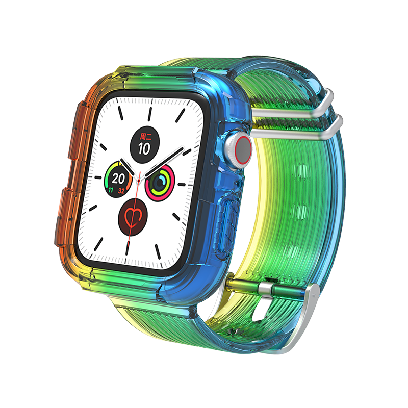 AhaStyle Rainbow TPU Band for Apple Watch 42/44mm