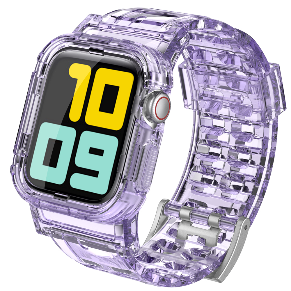 AhaStyle Transparent TPU Band for Apple Watch 38/40mm Transparent Lavender