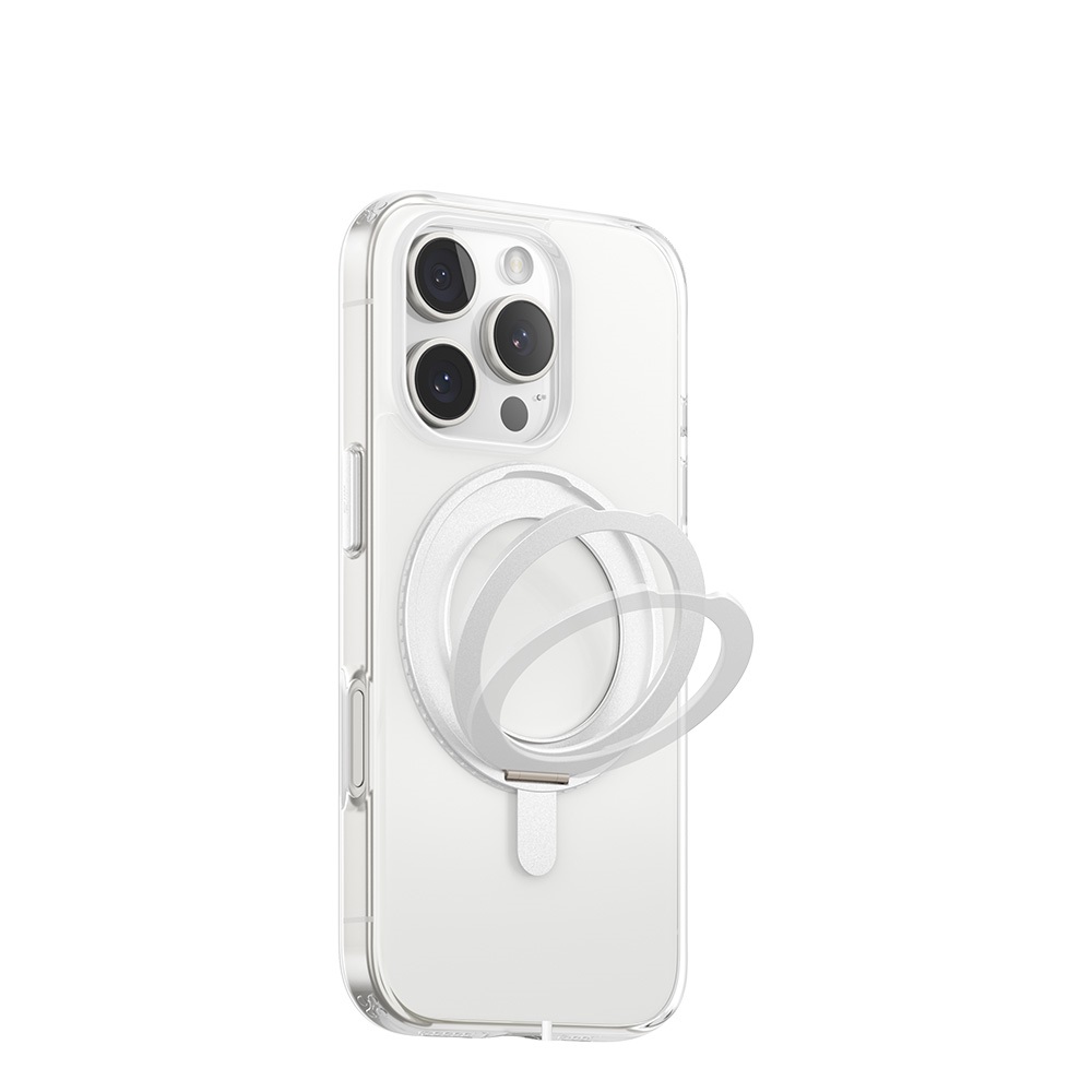 Blueo Crystal Case Rotatable Stand for iPhone 16 Pro with MagSafe Transparent