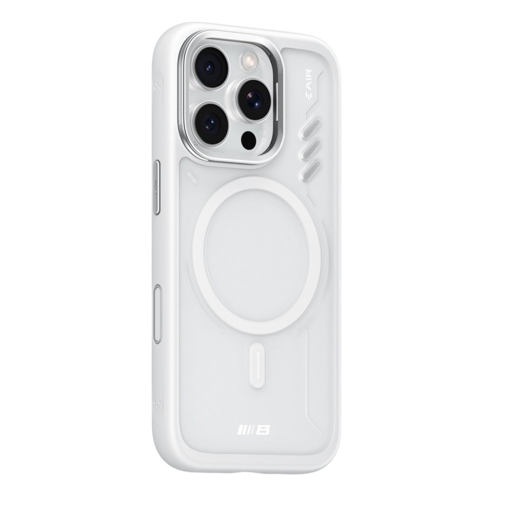 Blueo Frosted Heat Dissipation Case for iPhone 16 Pro Max with MagSafe White