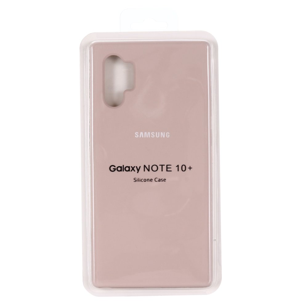 Silicone Case for Samsung S10+ (Full Protection) Pink Sand
