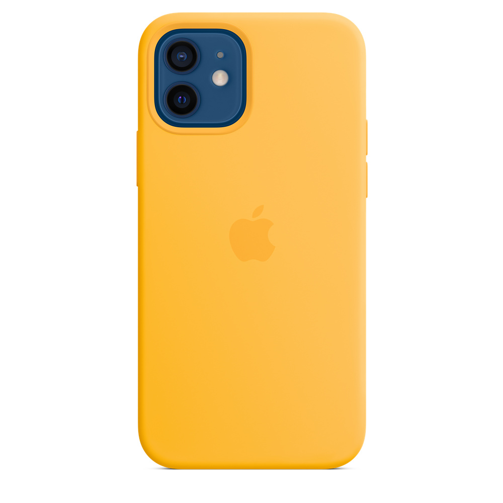 Apple Silicone Case 1:1 for iPhone 12 Pro Max with MagSafe Sunflower