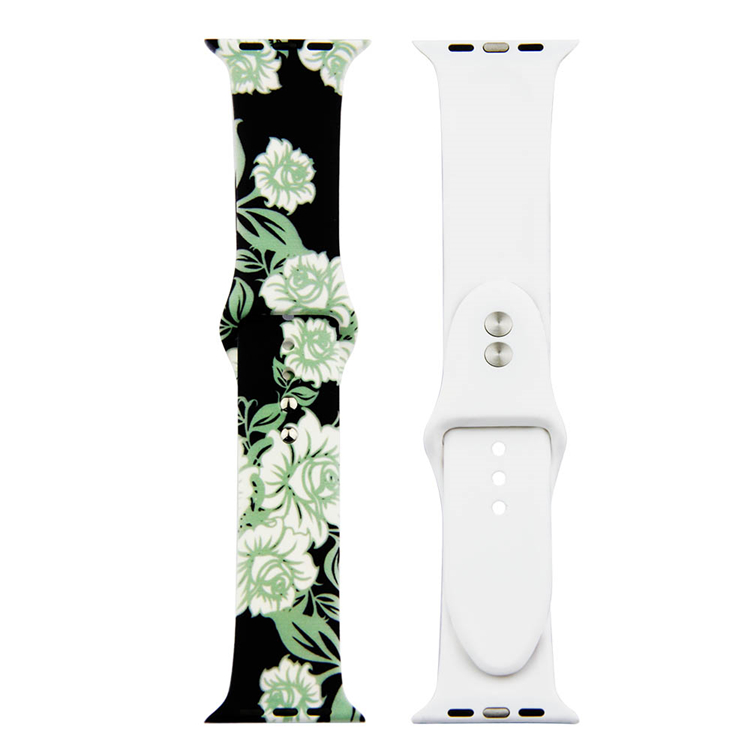 Painted Silicone Watch Band for Apple Watch 42/44mm S/M 13