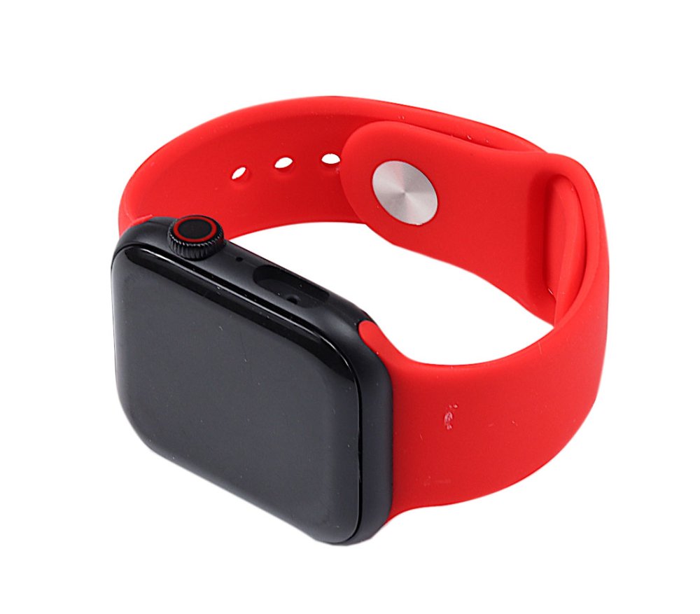 Silicone Watch Band for for Apple Watch 38/40mm S/M Red