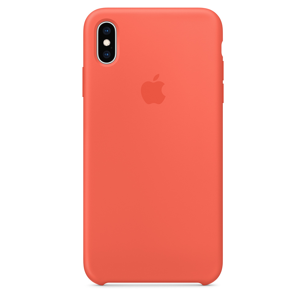 Apple Silicone case 1:1 for iPhone Xs Max Nectarine