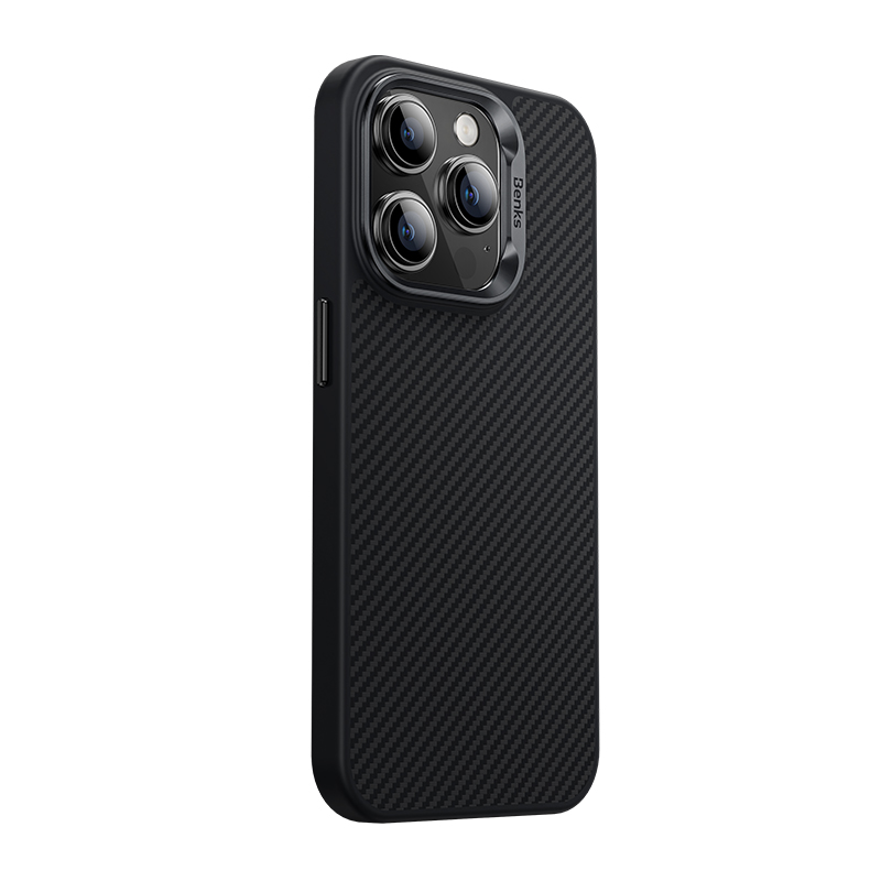 Benks Armor Pro Kevlar Case  (600D) for iPhone 15 Pro Max with MagSafe Black