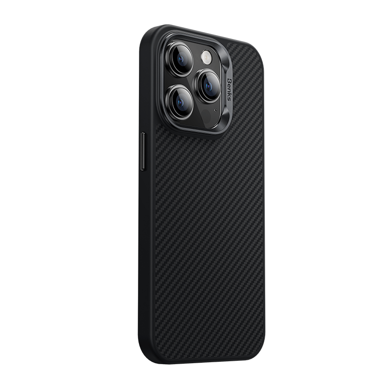 Benks Armor Pro Kevlar Case  (600D) for iPhone 15 Pro with MagSafe Black