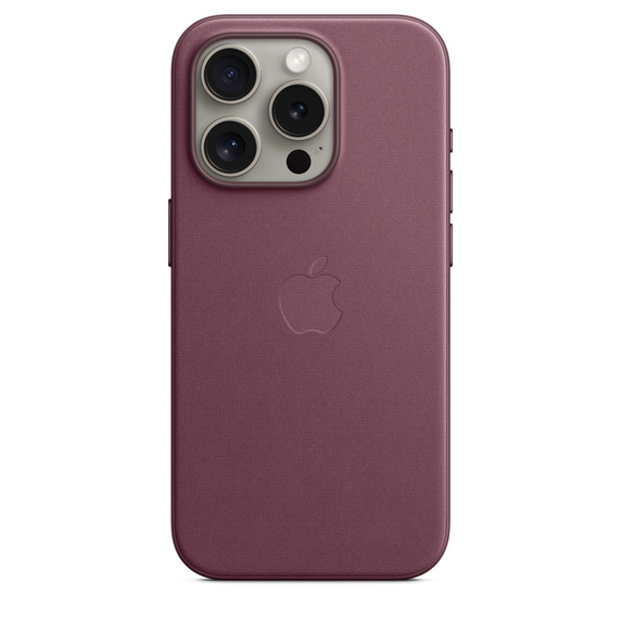 Apple FIneWoven Case 1:1 for iPhone 15 Pro with MagSafe Mulberry