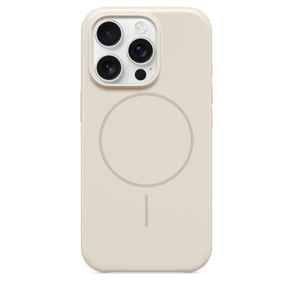 Blueo Brown Anti-Drop Case for iPhone 16 Pro Max with MagSafe Creamy White