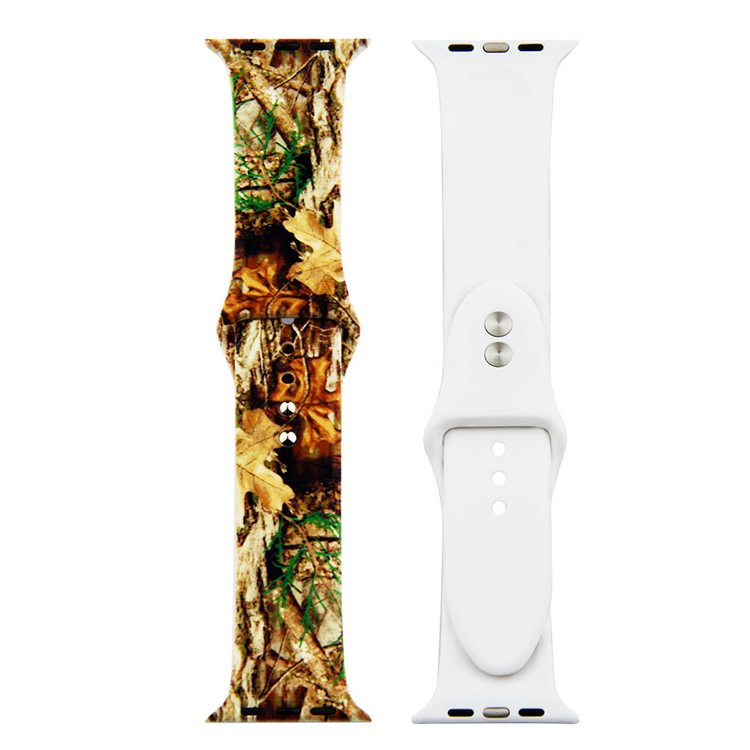 Painted Silicone Watch Band for Apple Watch 38/40mm S/M 20