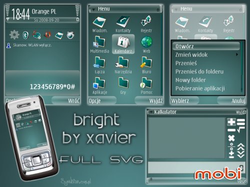 Bright Symbian theme