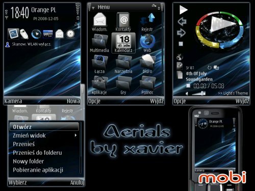 Aerials Symbian theme