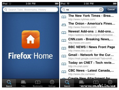  Firefox Home     iOS