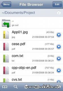 iStorage (file manager and document viewer for: FTP, WebDAV, iDisk) 1.4.4